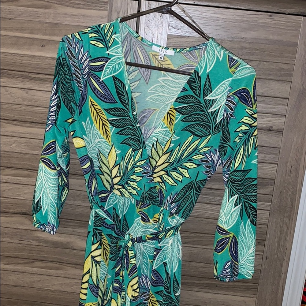 Floor length floral dress